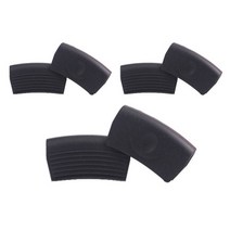 아그노 실리콘 냄비 손잡이 2P, 3개, 블랙