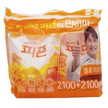 제이큐 섬유유연제 피존 미모사 리필용 2100ml 8개 1박스