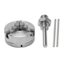 선반척 드릴척 단동척 1set 3 jaws 터닝 머신 도구 액세서리가있는 수동 척 3-jaw lathe chuck self centerin 아연 합금, 주황색