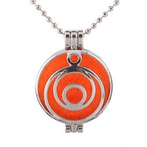 새로운 아로마 만화경 레트로 목걸이 골동품 로켓 펜던트 자기 향수 에센셜 오일 디퓨저 테라피 쥬얼리, 18 1Pcs