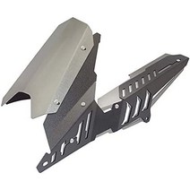오토바이 엔진가드 패드 부품 야마하 yzf r3 r25 mt-03 mt-25 mt03 리어 펜더 세트 수리 플레이트 머드 가드 타이어 휠 허거 머드 스플래쉬 가드 일본직배송, 회색