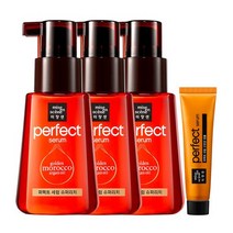 미쟝센 퍼펙트 슈퍼리치 헤어 세럼 80ml x 3p + 헤어 앰플 15ml, 1세트