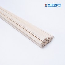 바스우드(Basswood) 각재 3.2x4.8x610mm 1팩(36개입)