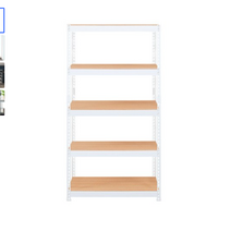 스피드랙 V2 선반 5단 600 x 300 x 1800 mm, 화이트(앵글)