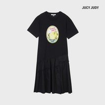 [쥬시쥬디] J그래픽패브릭블록원피스(ON) JVOP32C4