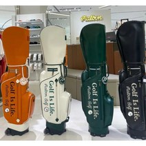 (해외)말본malbon 남성 여성용 방수되는 골프백(관세포함), 오렌지바퀴있음