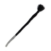 자연스러운 남자가발 부분가발 Dreadlock-합성 수제 크로셰 연장 브레이드 8 인치 순수 옴브레 여성 또는 남성용 짧은 헤어 1 개, [01] 8inches, [01] 1 개/몫, [12] # 1B/실버 그레이, 1개