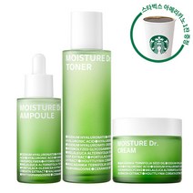 아이소이 [스벅1잔] 모이스춰 닥터 3종세트(토너130ml 크림70ml 앰플40ml), 1세트
