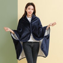 입는 담요 두꺼운 모포 집순이 이불 먼지없는 극세사 블랭킷 모포 날다람쥐 담요 후드 목도리 담요 겨울 싱글 사무실 낮잠 담요 담요 점심 시간 착용 망토