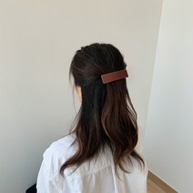 시나몬걸 심플스퀘어 2size 헤어핀 자동핀 머리핀