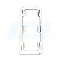 커스텀 수냉 icemancooler ssupd meshliciou 섀시 더블 라디에이터 마운트 수정 브래킷 지원 두 번째 240mm 280mm 스틸 홀더, 하얀