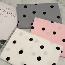 대폭 고밀도 60수 아사cotton60 위드 도트 3color, 백아이보리