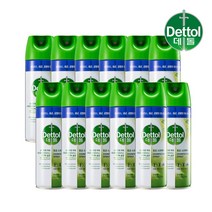 박스단위 데톨 항균 스프레이 450ml 12개 /살균 뿌리는 소독제 캠핑 텐트 107284, 항균 스프레이 모닝듀 450ml 12개
