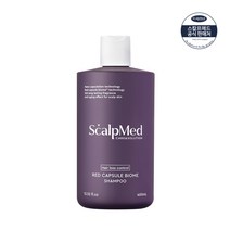 스칼프메드 레드 캡슐 바이옴 샴푸 400ml/두피케어/두피관리/두피보호/모발케어, 400mlX1개