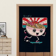 인테리어 액자 그림 레스토랑 스시 애니메이션 인쇄 침실 피팅 룸 욕실 노렌 도어 파티션, 초록, 80x130cm
