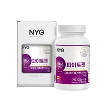 식약처 인증 대두이소플라본 파이토 케미컬 뼈 건강 도움 이소플라본 여성 여자 건강 기능 식품, 60캡슐, 1통, 60캡슐