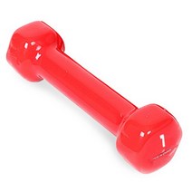 아이워너 PVC 컬러 아령, 1개, 핫핑크, 1kg