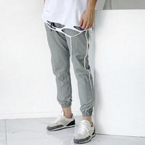 반즈 남자 메모리 나일론 생활방수 스트릿 옆스카치 트레이닝 조거팬츠2color