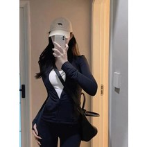 레저 조커 선 스크린 의류 피트니스 의류 요가 의류 러닝 스포츠 재킷 슬림 한 기질 긴 소매 코트 여성
