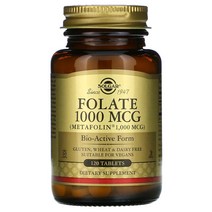 솔가 활성형 메타폴린 폴리스 임산부 엽산 1000 mcg 120 타블릿