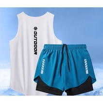 쿨 마라톤 복장 세트 러닝복 조깅 상하의 나시 여자마라톤복장 XL XXL XXXL 빅사이즈, M, C