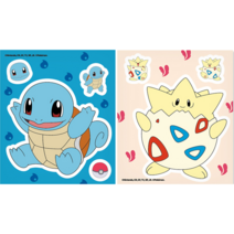 퍼즐페인팅 DIY데코스티커형 보석십자수 (포켓몬스터_꼬부기와 토게피) 12x14cm 2종내입