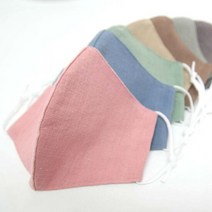 인견 린넨 마스크 이중 입체 면마스크