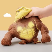 bookaz 스트레스해소 말랑이 킹콩 인형 고릴라 찐득볼 만득이 손장난감 센스있는 선물 소품, 상세페이지 참조