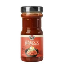 CJ더마켓 메뉴 개발 소스 만들기 황금 레시피 백설 면비빔용소스 양념 만능 비빔 국물 볶음 요리 국수 890G, 23개