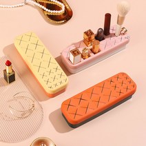 립스틱 메이크업브 러쉬 꽂이 정리함 홀더 브러쉬 거치대 화장대 꾸미기 화장품 보관함, 화이트