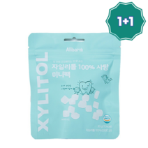 자일리톨 100% 양치 다이어트 당뇨 입덧 유아 자일리톨 캔디 사탕 30g, 1팩+1팩