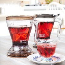 [정품] 에빠니 티포트 스마트여과기, 브라운, 480ml