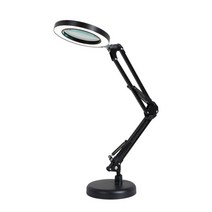 링라이트 LED 2관절 돋보기 스탠드 USB 확대경 독서등 확대경 _ 2204019EA, 쿠팡 블랙, 쿠팡 본상품선택