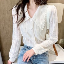 Joyce shop 오래달리기 여성 블라우스 하람 쉬폰 봄 가을