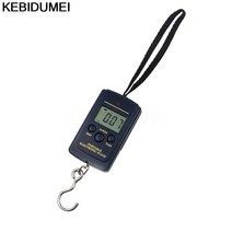 용수철저울 매달림 휴대용 손저울 저울 휴대용 10g-40kg 전자 매다는 낚시 디지털 포켓 무게 후크 저울 다, 한개옵션0