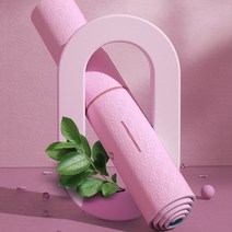 FEAYA 요가 매트 단색-아이스 잉크 블루 【폭68/80cm (선물 배낭 저장 반지)】두꺼운6/8mm, 바디 위치 라인-아이스 잉크 블루【폭68cm (선물 배