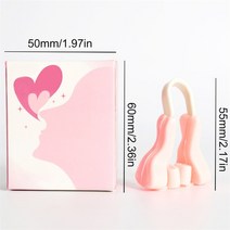 코뽕 코 업 리프팅 셰이퍼 orthotics 클립 뷰티 코 슬리밍 마사지 교정 클립 도구 코 업 클립 교정기, 분홍색