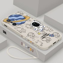 우주 비행사 실리콘 전화 케이스 샤오미 미 11 라이트 5G NE 후면 커버 12s 울트라 12x12s 10 프로 끈이 있, 13 For Xiaomi 12S Ultra, 04 B-YK000304