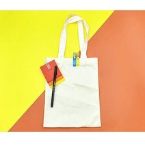 무지 캔버스백 베이지 세로S 숄더백 판촉가방