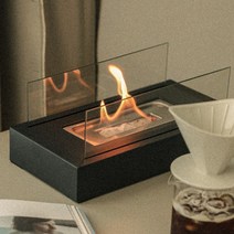 가정용 불멍 난로 램프 실내 가정용 화로대, 블랙