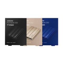 삼성전자 정품 포터블 외장 SSD T7 실드 shield+전자파차단스티커증정, 1TB, 블랙