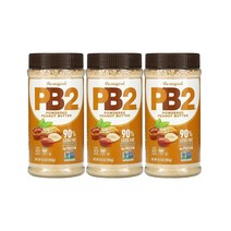 벨플랜테이션 PB2 파우더드 땅콩 버터, 184g, 3개
