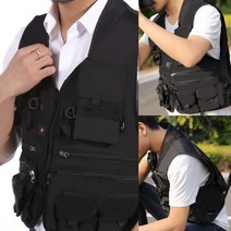 레저 조끼(블랙) (XL) 행사조끼 팀조끼 행사용조끼