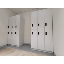 멀티가구 LPM 화이트 전자키 학교 학원 회사 사무실 병원 당구장 2단 락카장 캐비넷, UV 화이트(와이드)