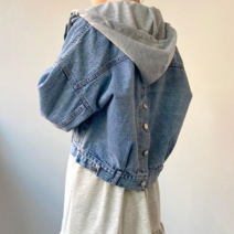 입고싶다 이지 오버핏 후드 청자켓