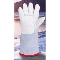 액체 질소 보호장갑 드라이아이스 저온 냉동 냉장, 30CM 싱글 왼손 코튼 라이닝