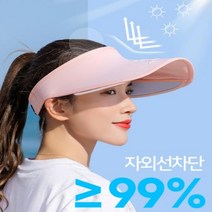 여성 골프 자외선 차단 썬캡 여자 태양보호 골프모자 썬바이저