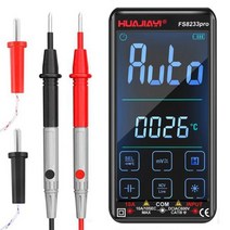 전기계량기 HUAJIAYI충전식 멀티 미터 디지털 컬러 터치 스크린 테스터 트랜지스터 9999 카운트 멀티미터 전압 측정기, [04] Rechargeable Touch, Rechargeable Touch