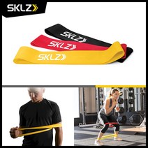 스킬즈 미니밴드 세트(3pk) 다양한 근력 훈련 용도