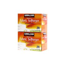 Kirkland Signature Fabric Softener Sheet 250매 x 2 커클랜드 시그니춰 시트형 섬유유연제